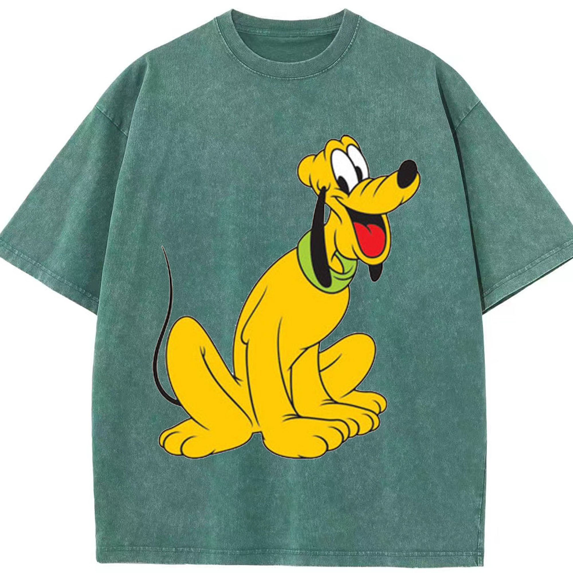 （画像用） ミッキーマウス Mickey Mouse 綿100% ヴィンテージ風 半袖Tシャツ（フロントプリント）